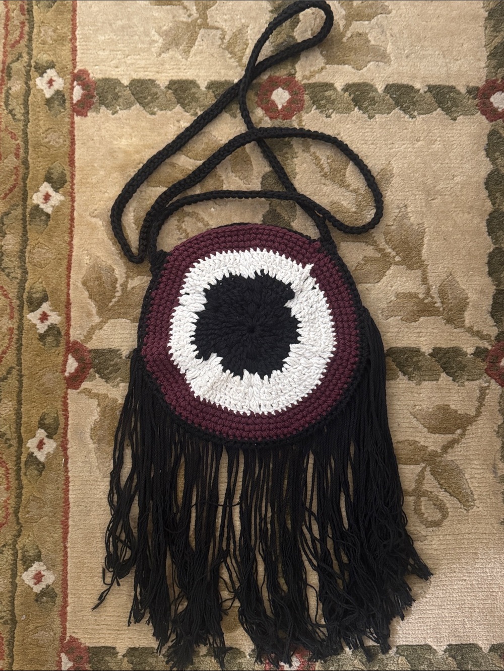 Handmade Crochet Crossbody Bag